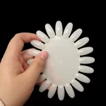 Natural Nail Art Display Wheel – 10PCS Nail Polish Swatch Rounds for Gel, Acrylic & Practice Designs - Image 4