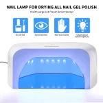PureCure Professional UV LED Nail Lamp – 72 LEDs | 268W / 298W High Power Gel Dryer with Smart Sensor & LCD Display - Image 4