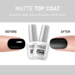 Shills Professional Nail Matte Top Coat - Image 2