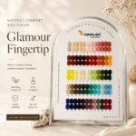 60-Color Gel Polish Display Chart with Matching Gel Polish Collection(Base Coat & Top Coat Free) Hema Free Kit - Image 2