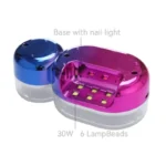 XSUV-711  Nail Drill Machine with 30W UV Lamp Base – 45,000 RPM - Image 3