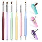 2 in 1 Brush Set - 6 Pcs