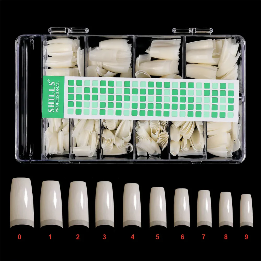 French - white French Nail Tips - White - Image 1