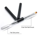2-in-1 Poly Gel Nail Art Brush - Image 3