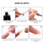 2-in-1 Poly Gel Nail Art Brush - Image 2