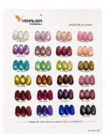 Cat’s Eye Gel Nail Polish Set – 24 Colors | 15ml UV/LED Soak Off - Image 2