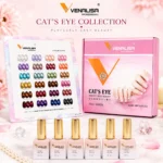 Cat’s Eye Gel Nail Polish Set – 24 Colors | 15ml UV/LED Soak Off