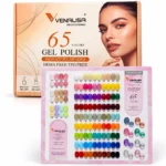 VENALISA-SIGNATURE SHADES 65Clrs Kit with Top Coat & Base Coat Free -15ml(HEMA Free & TPO Free) - Image 3